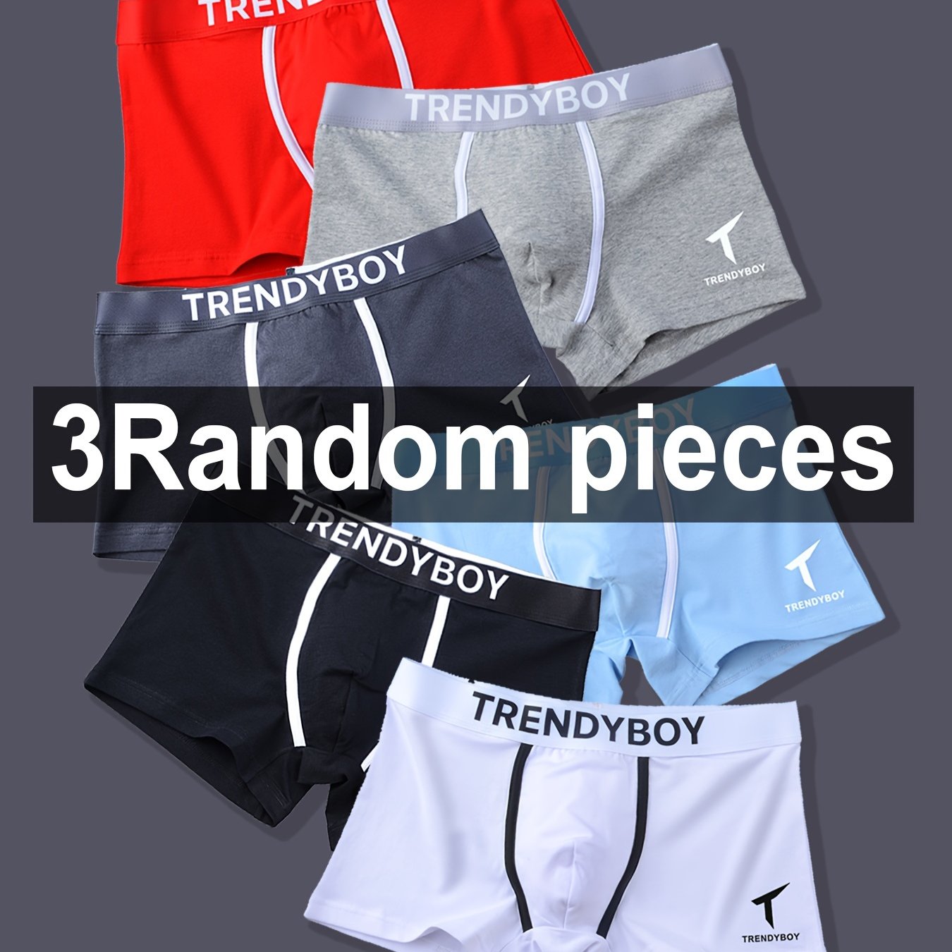 3pcs Boxer Briefs