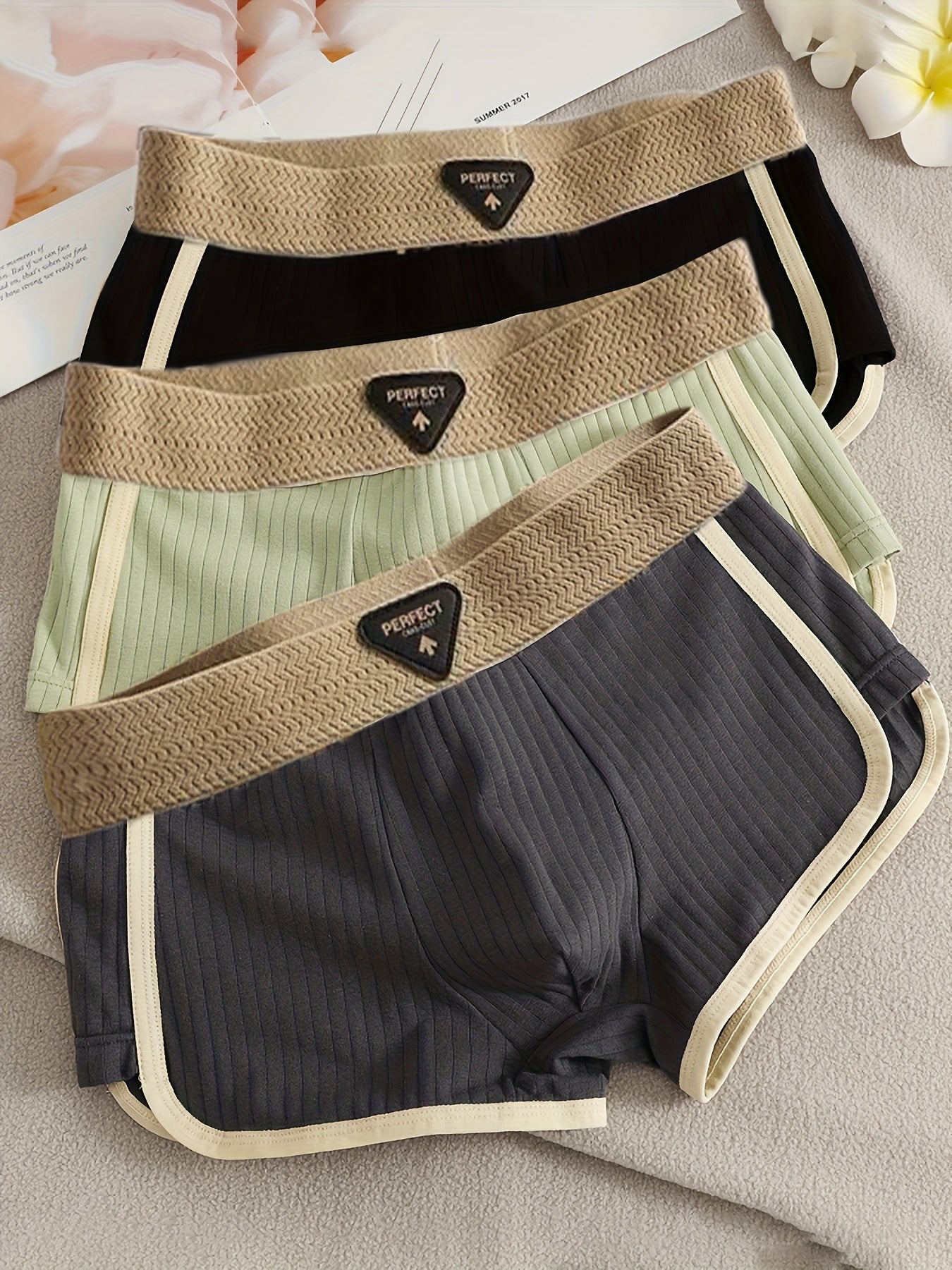 3pcs Men's Boxer Briefs