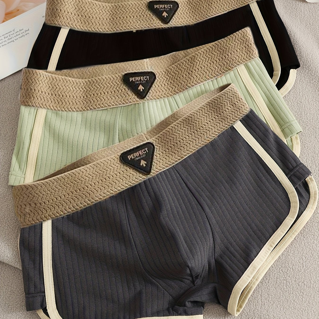 3pcs Men's Boxer Briefs
